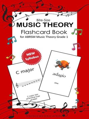 cover image of Bite-Size Music Theory Flashcard Book for ABRSM Music Theory Grade 1